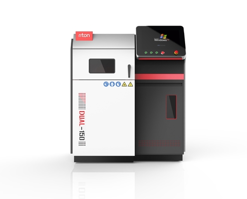 печатная машина металла лазера волокна принтера 500W DMLS 3D зубоврачебная двойная
